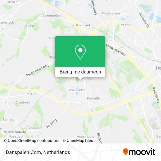 Danspalen.Com kaart