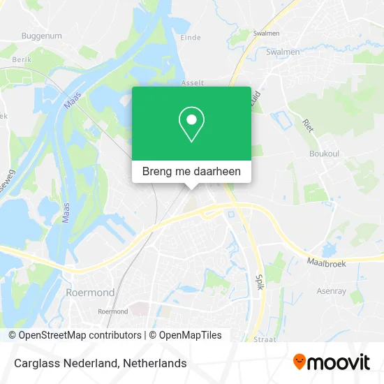 Carglass Nederland kaart