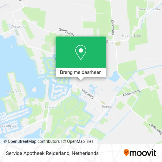 Service Apotheek Reiderland kaart