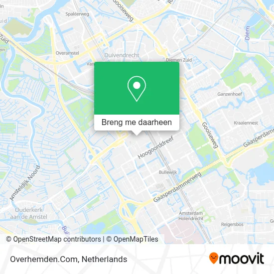 Overhemden.Com kaart