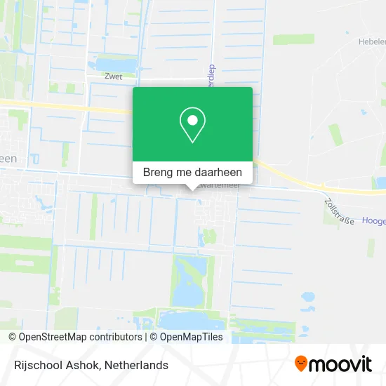 Rijschool Ashok kaart