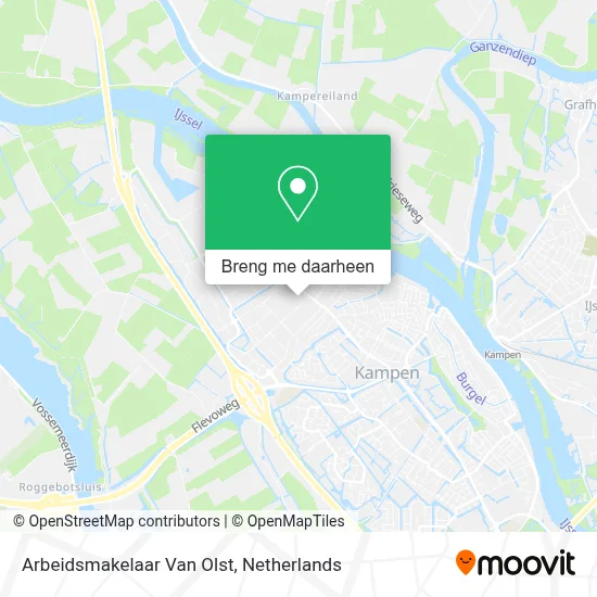 Arbeidsmakelaar Van Olst kaart