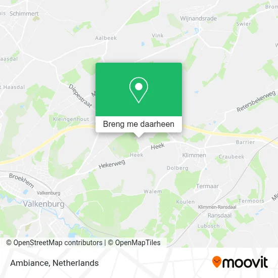 Ambiance kaart
