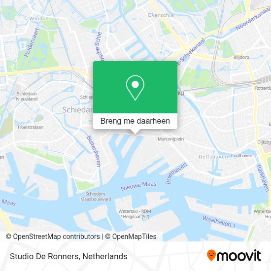 Studio De Ronners kaart