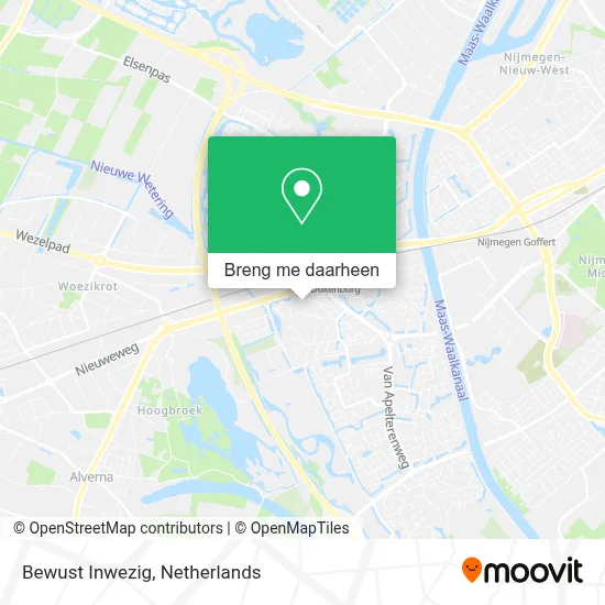 Bewust Inwezig kaart