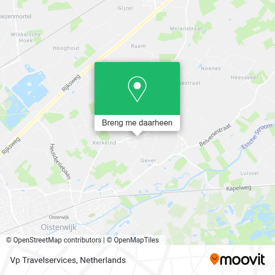 Vp Travelservices kaart