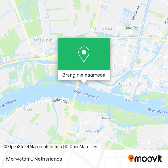 Merwetank kaart