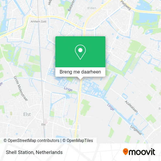 Shell Station kaart