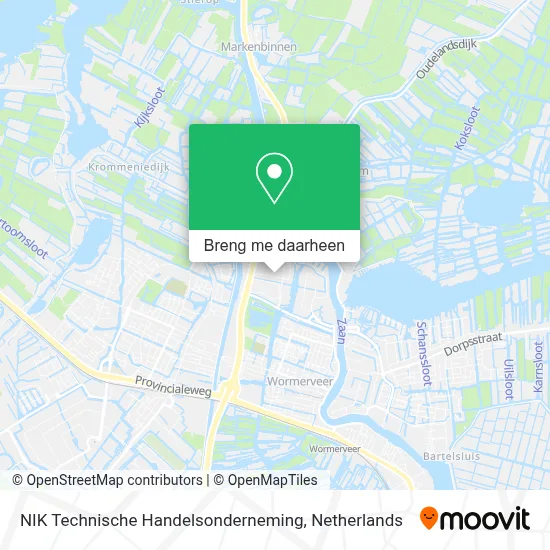 NIK Technische Handelsonderneming kaart