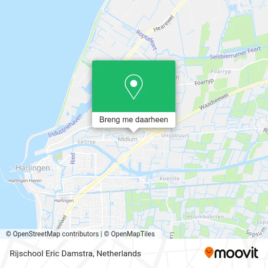 Rijschool Eric Damstra kaart