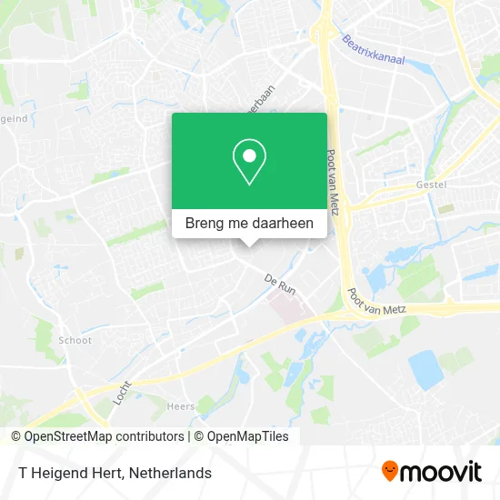 T Heigend Hert kaart