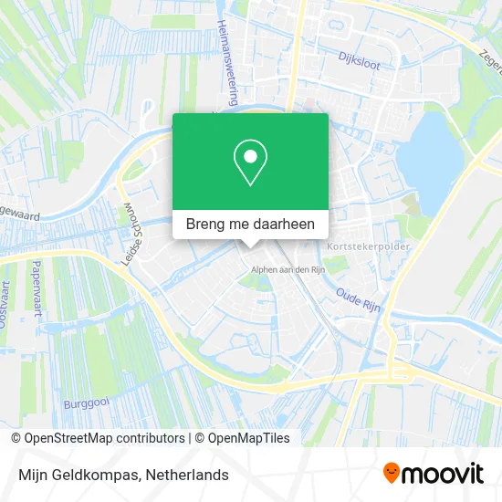 Mijn Geldkompas kaart