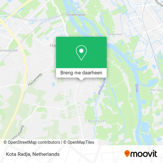 Kota Radja kaart