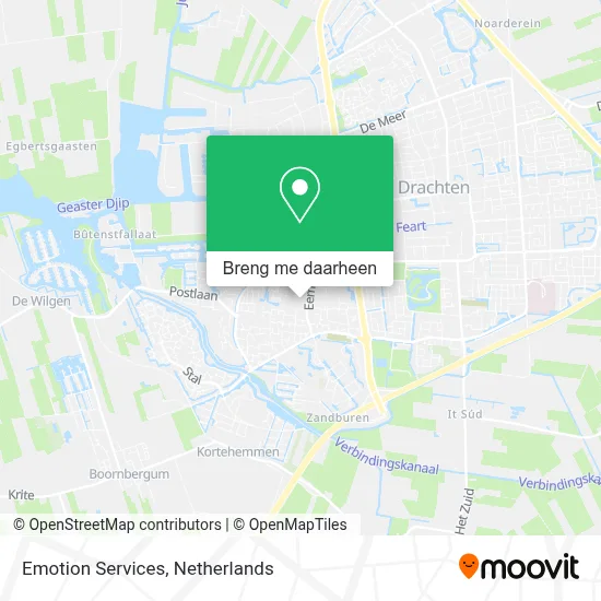 Emotion Services kaart