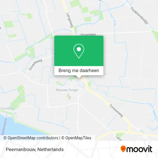 Peemanbouw kaart