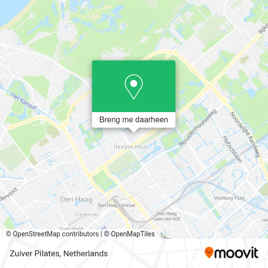 Zuiver Pilates kaart