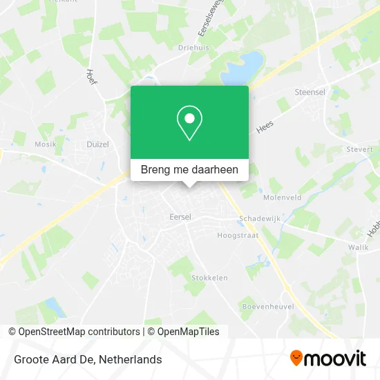 Groote Aard De kaart
