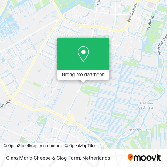 Clara Maria Cheese & Clog Farm kaart