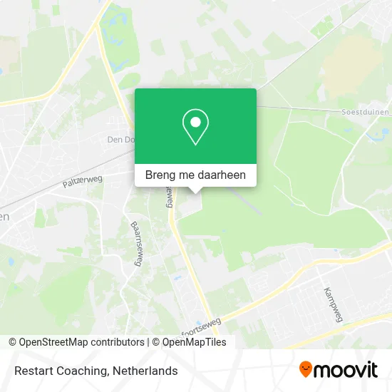 Restart Coaching kaart