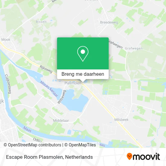 Escape Room Plasmolen kaart
