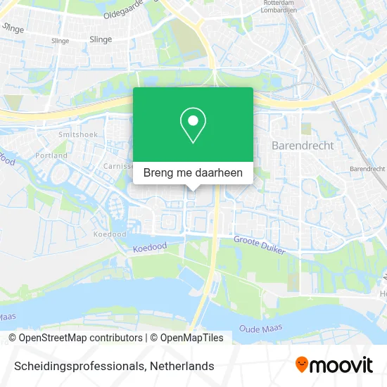 Scheidingsprofessionals kaart
