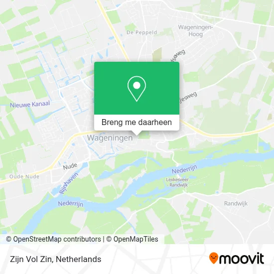Zijn Vol Zin kaart