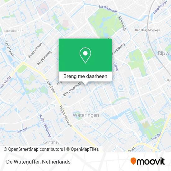 De Waterjuffer kaart