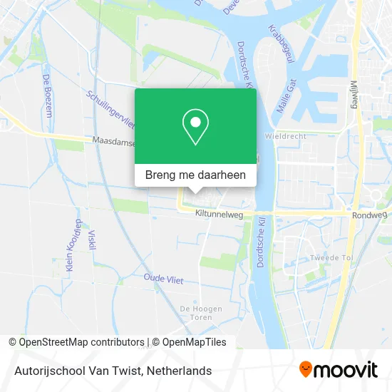 Autorijschool Van Twist kaart