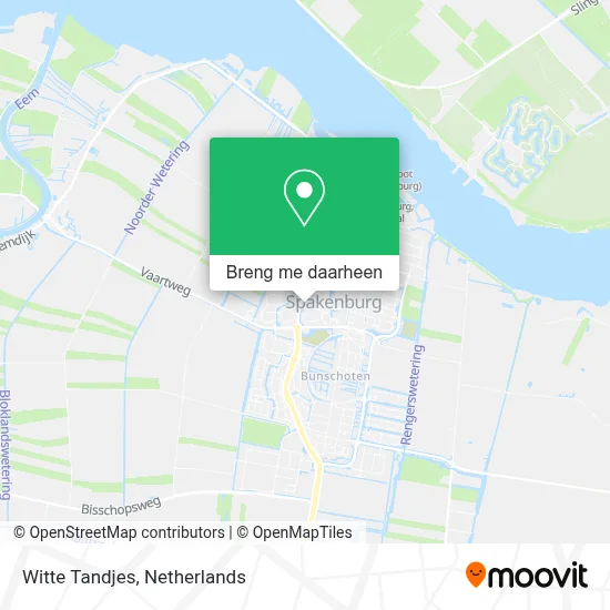Witte Tandjes kaart