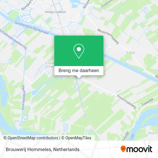 Brouwerij Hommeles kaart
