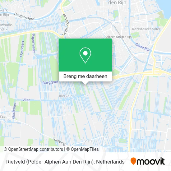 Rietveld (Polder Alphen Aan Den Rijn) kaart
