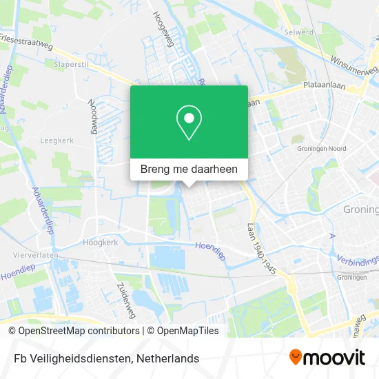 Fb Veiligheidsdiensten kaart