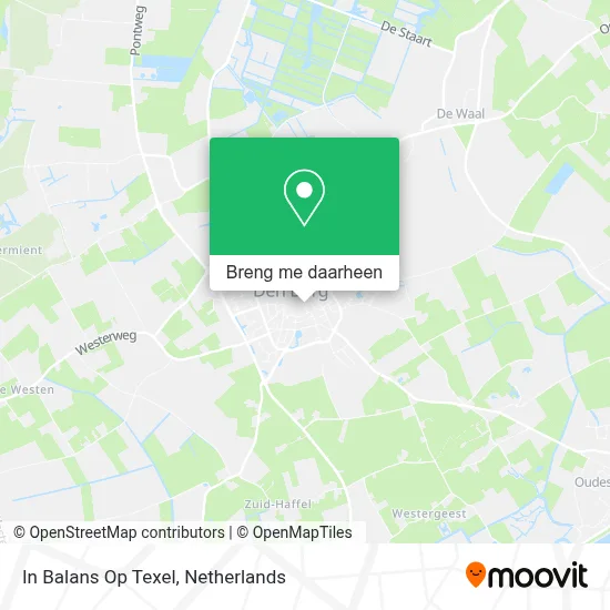 In Balans Op Texel kaart