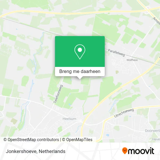 Jonkershoeve kaart