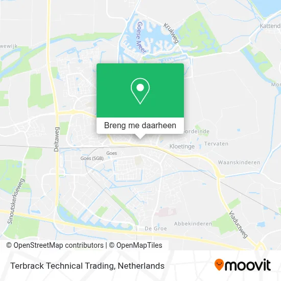 Terbrack Technical Trading kaart