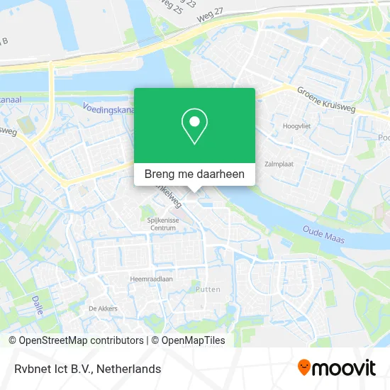 Rvbnet Ict B.V. kaart