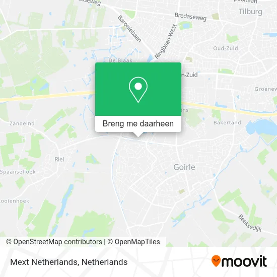 Mext Netherlands kaart