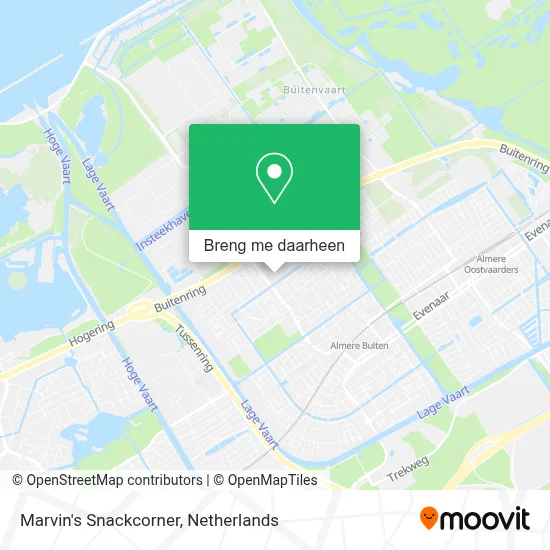 Marvin's Snackcorner kaart