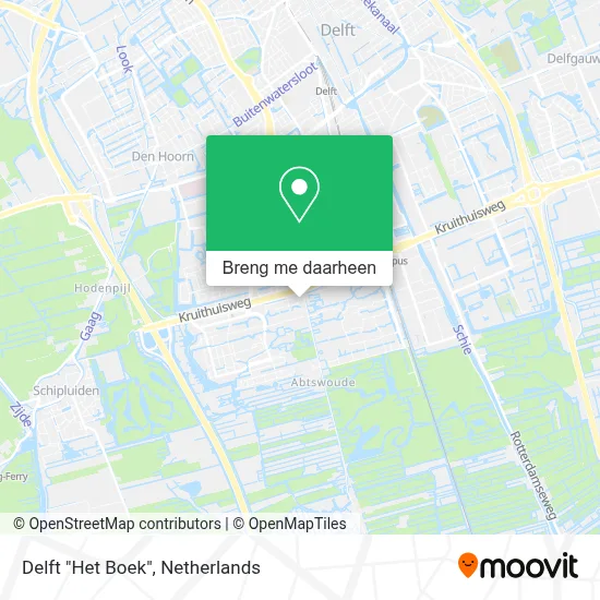 Delft "Het Boek" kaart