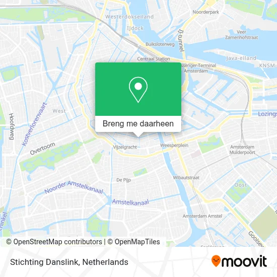 Stichting Danslink kaart