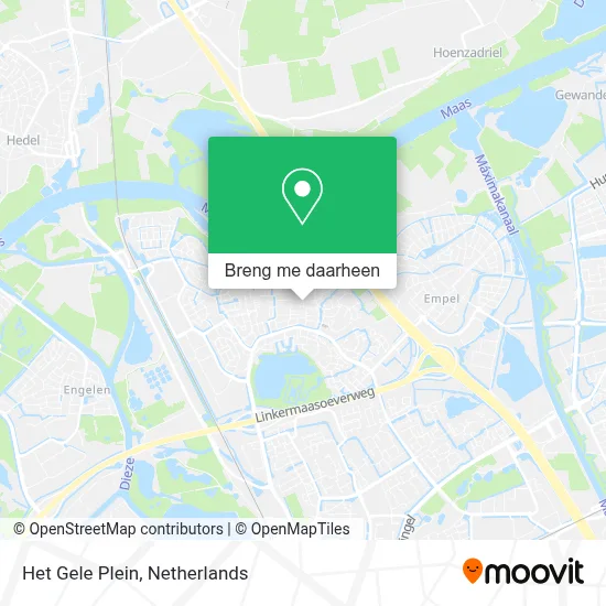 Het Gele Plein kaart