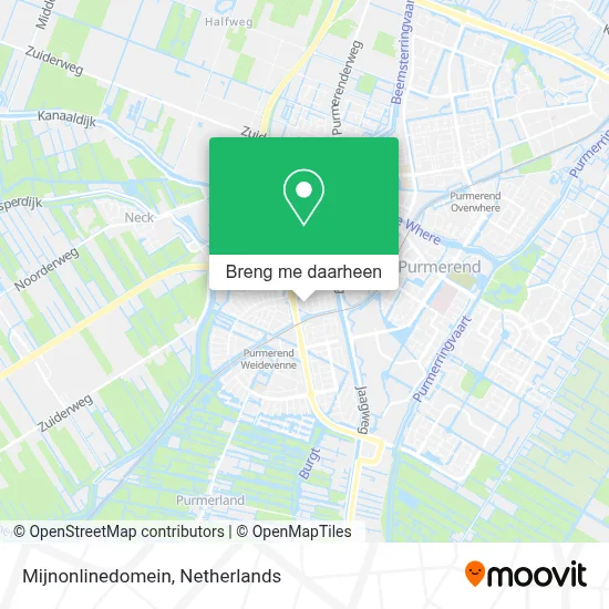 Mijnonlinedomein kaart
