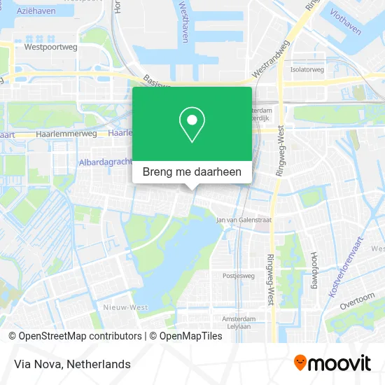 Via Nova kaart