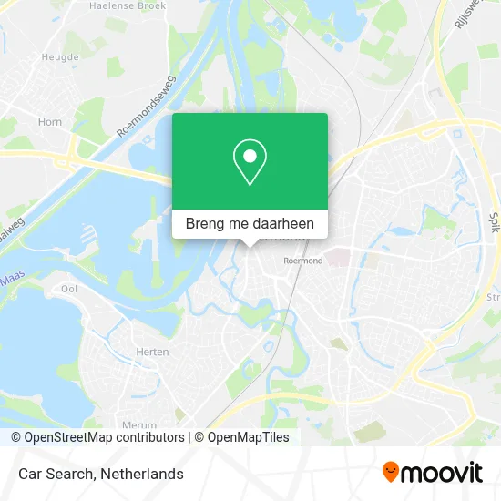 Car Search kaart