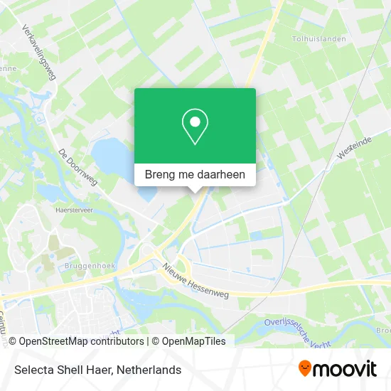 Selecta Shell Haer kaart