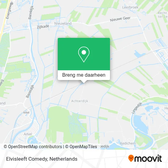 Elvisleeft Comedy kaart