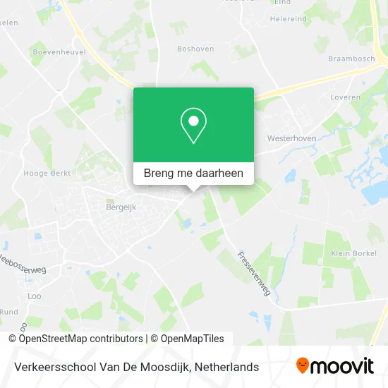 Verkeersschool Van De Moosdijk kaart