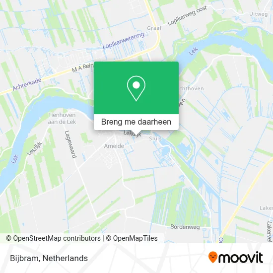 Bijbram kaart