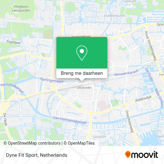 Dyne Fit Sport kaart