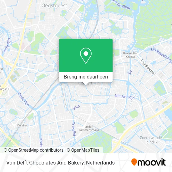 Van Delft Chocolates And Bakery kaart